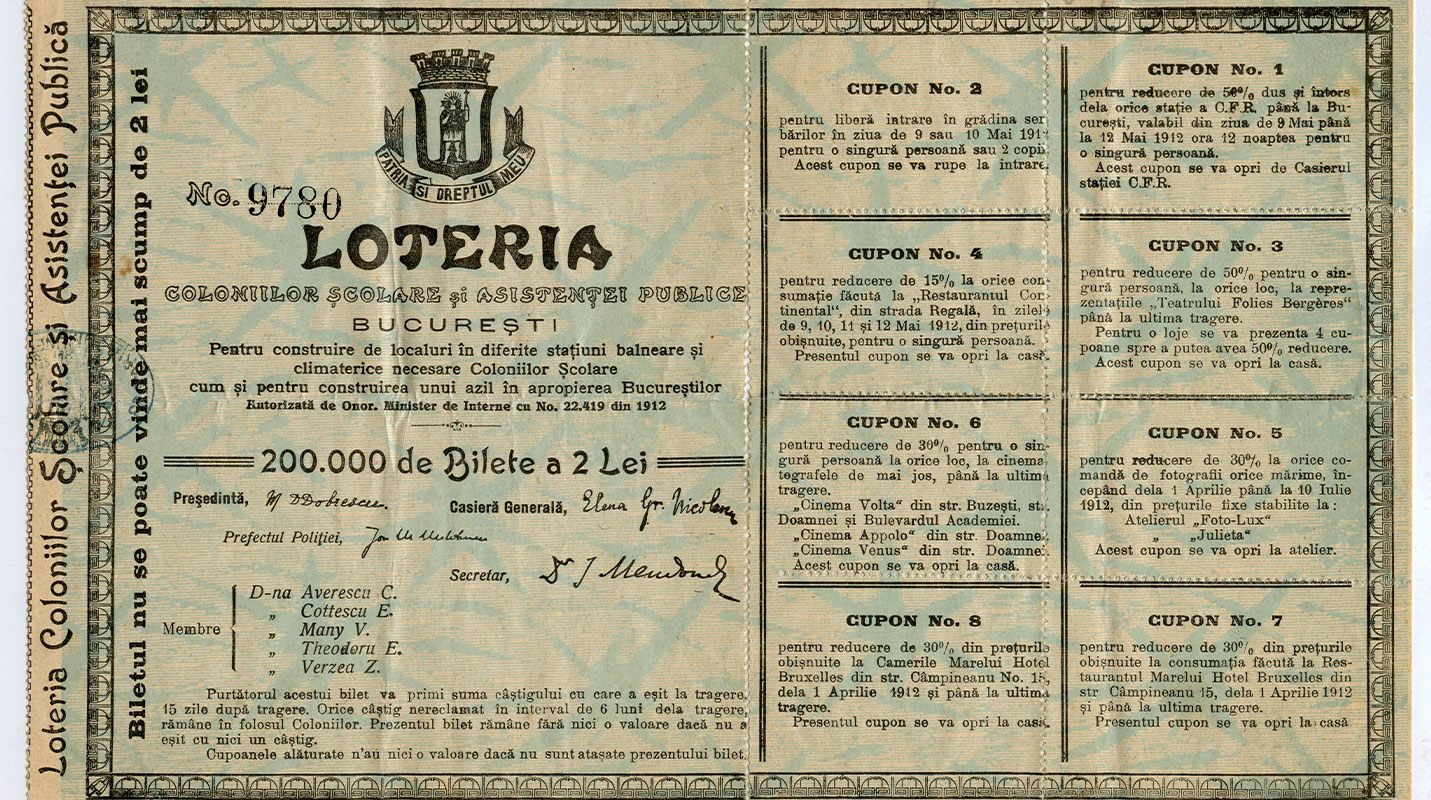 Loteria Coloniilor Școlare și Asistenței Publice București