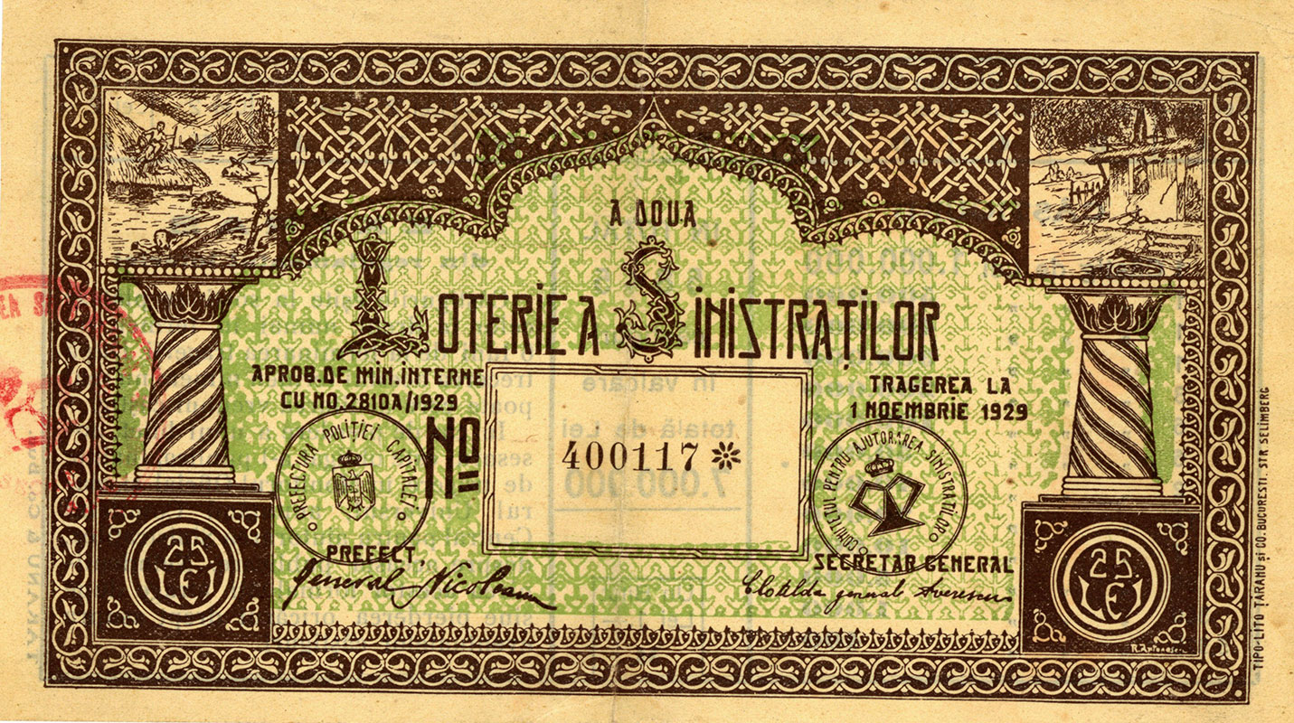 Expoziția „Lumea loteriei românești: de la afacere la binefacere (1837-1989)”