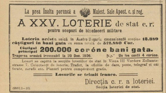 Lumea loteriei românești: de la afacere la binefacere (1837-1989)