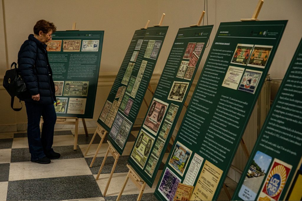 Deschiderea expoziției „Lumea loteriei românești: de la afacere la binefacere (1837-1989)”, la Muzeul Național de Istorie a României