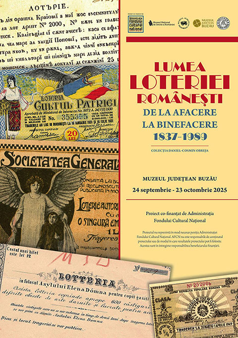Afis expozitie Lumea loteriei